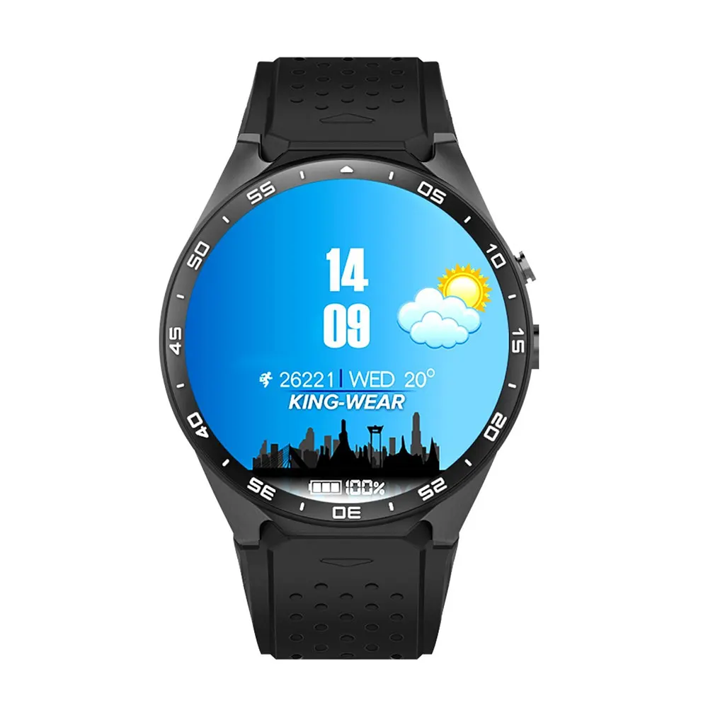 Image Quality smart watch Android 5.1 MTK6580 CPU Quad Core 512M+4G SIM card 3G WIFI bluetooth GPS smartwatch for huawei apple phone