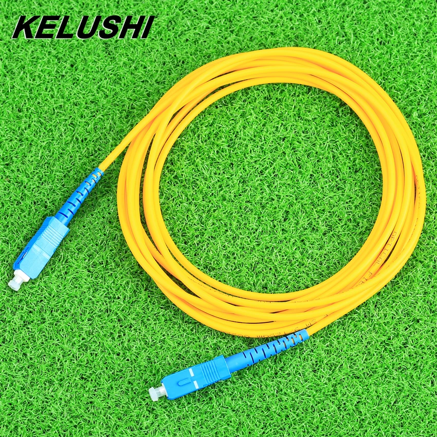 KELUSHI высококачественный SC волоконно оптический соединительный кабель FTTH