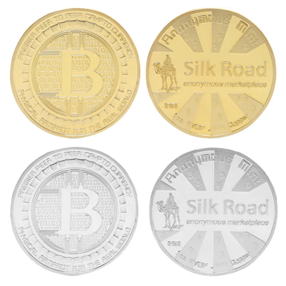 4 Types Bitcoin Gold Silver Plated Bronze Physical Bitcoins Double Sides Casascius Bit Coin BTC Coin Art Collection 4 Types Bitcoin Gold Silver Plated Bronze Physical Bitcoins Double Sides Casascius Bit Coin BTC Coin Art Collection