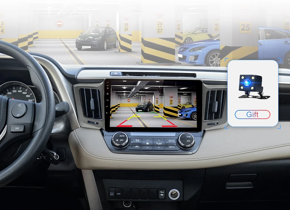 Flash Deal Junsun V1 2G+32G Android 8.1 4G Car Radio Multimedia Video Audio Player WiFi Navigation GPS For Toyota RAV4 4 2013-2018 2 Din 19