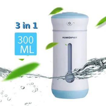 

New Mini Cup Shape Air Humidifier Mist Maker Humidifier Air Moistener Noiseless Colorful Night Light Mist Maker For Car Home