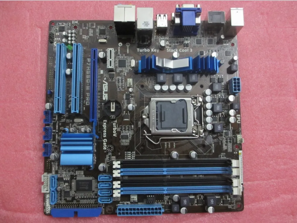 ASUS P7H55D M PRO motherboards DDR3 LGA 1156 boardsUSB2 0 HDMI VGA DVI 16GB H55