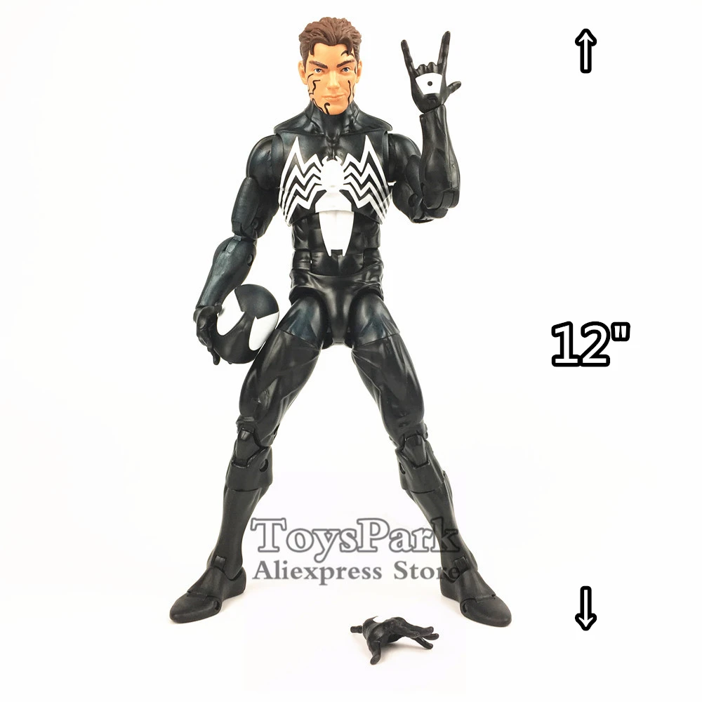 

Marvel Legends 12" Spider Man 12inch Action Figure Black Spiderman Symbiote Carnage Superior Venom Doll Toy Collection Original