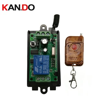 

DC 9V 12V 24V 1 CH 1CH Wireless Remote Control Switch System Receiver and Transmitter Garage Doors /window /lamp/ shutters