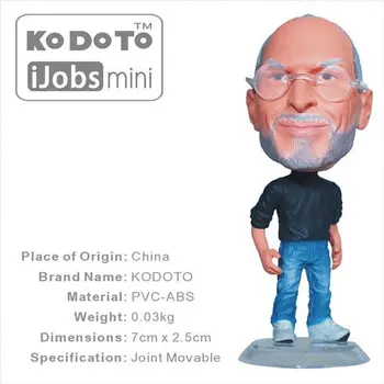 

Kodoto Famous Man Resin 6.5 cm Steve Jobs World's Smallest Jobs Collections