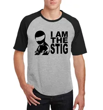fitness brand clothing I Am The Stig T-Shirt men 2017 summer raglan cotton camisetas new streetwear short sleeve tee shirt homme