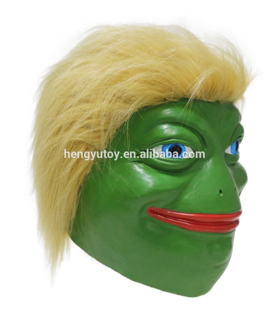 The Frog Pepe Latex comic Meme trump mask