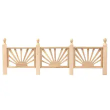 1:12 Кукольный Дом Кукольный дом имитационная модель балюстрада миниатюрная балюстрада мини Балконный Забор из дерева