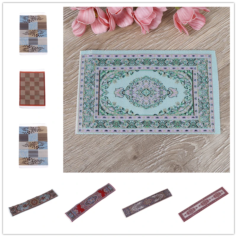

1/12 Scale Dolls House Any Rooms Miniature Accessories Furniture Decor Dollhouse Area Rug/Carpet/Mat Floor Coverings