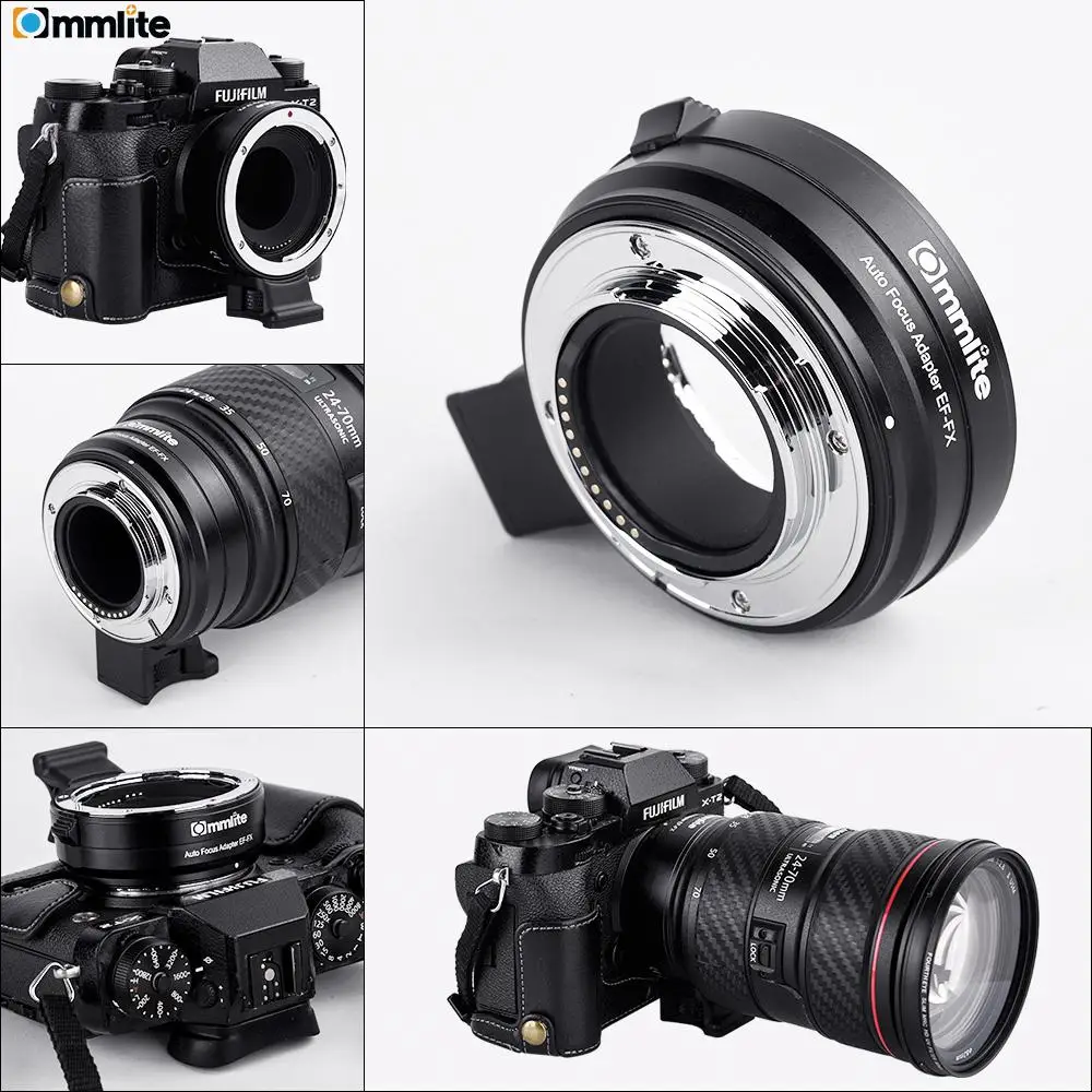 Commlite EF-FX адаптер для крепления объектива с автофокусом для Canon Fuji пленка FX беззеркальная камера адаптер для объектива Canon EF/EF-S r25