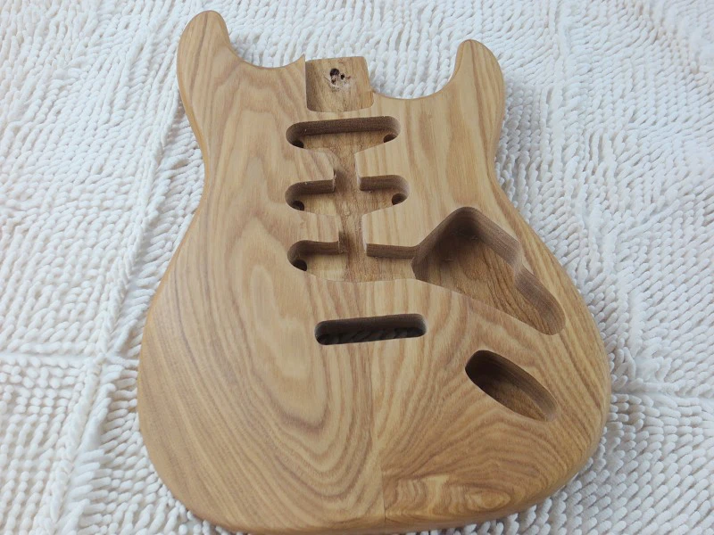

Wholesale Custom Natural Wood Color ASH Electric Guitar Body,Color/Material/Style offering customized services