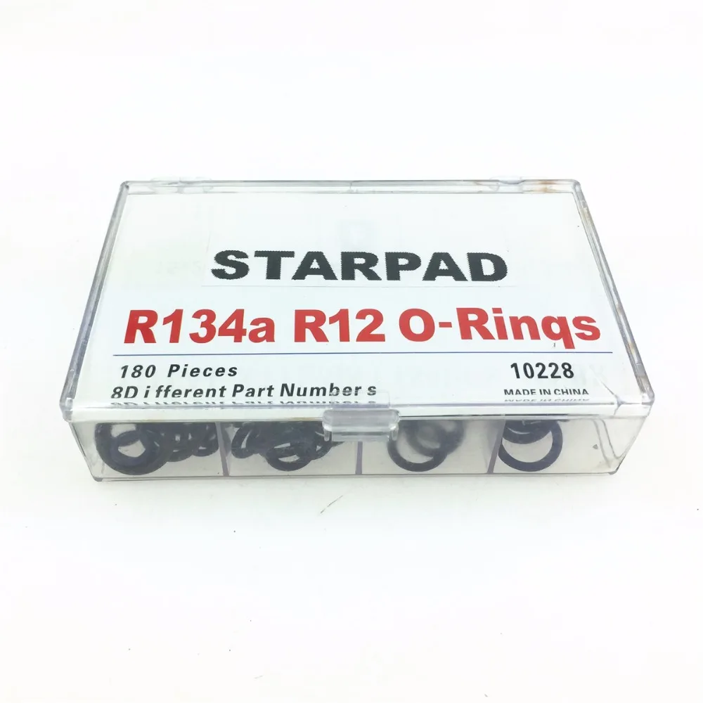 STARPAD Automotive air conditioning seal o-ring high temperature and high pressure box repair gasket Small 8 grid purple