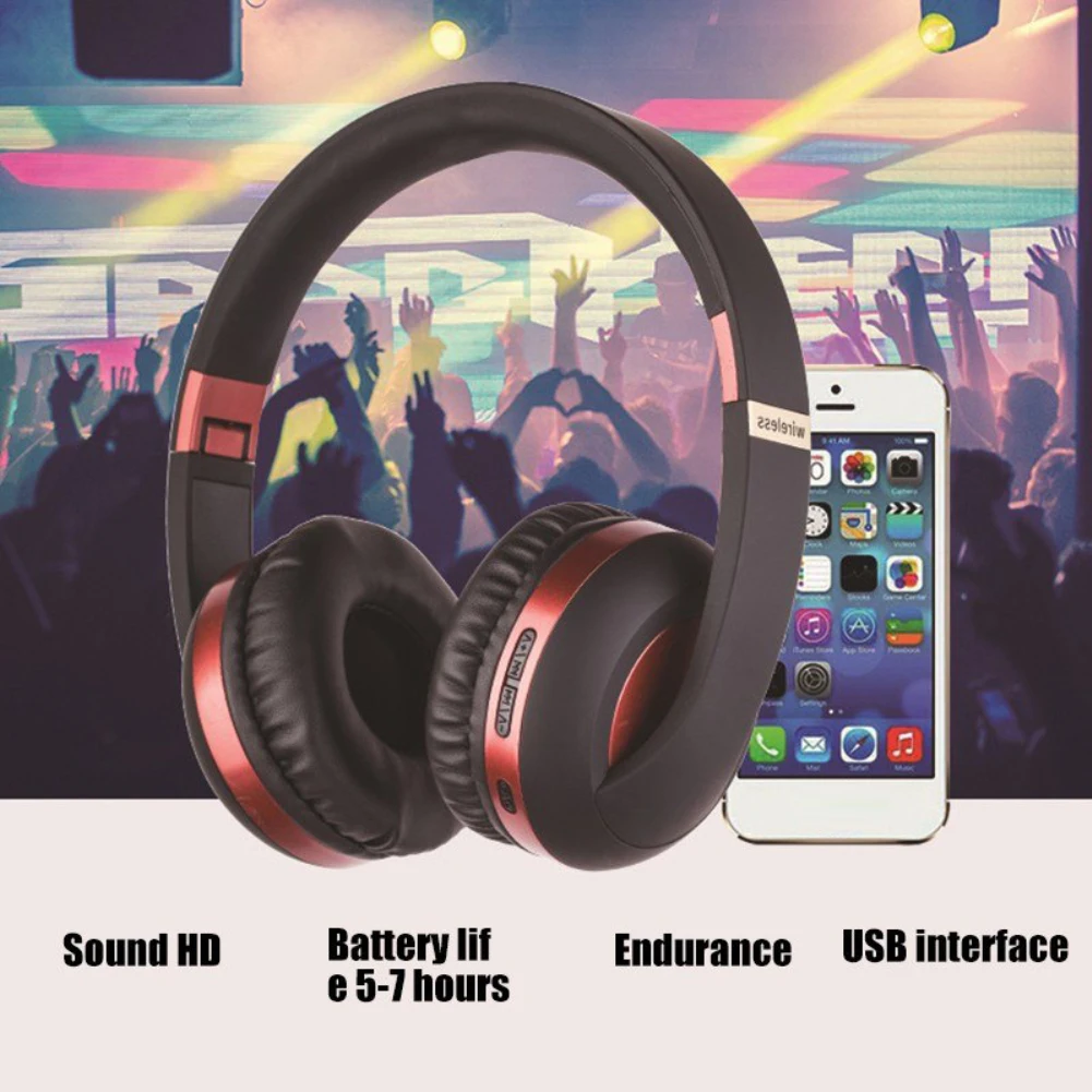 Ear Phones MH4 Active Noise Cancelling Headphones Wireless Bluetooth Music Headset with Mic for IPHONE XIAO MI