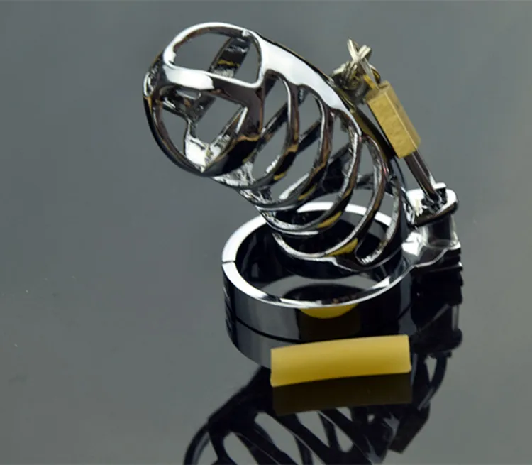 Chastity Locks Male Stainless Steel Cock Cage Penis Ring Chastity Device with Padlock Penile lock Chastity Locks Male Stainless Steel Cock Cage Penis Ring Chastity Device with Padlock Penile lock