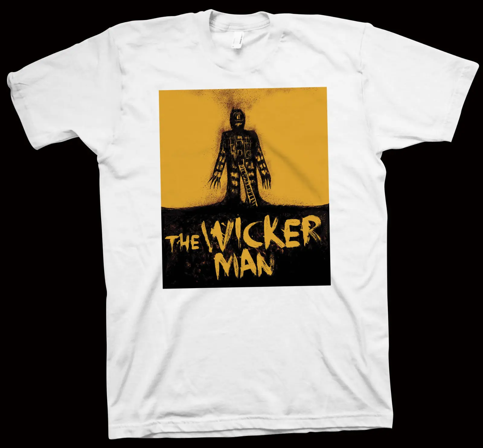 The Wicker Man T-Shirt Robin Hardy, Edward Woodward, Christopher Lee, Movie Design T Shirt Men'S High Quality Funny