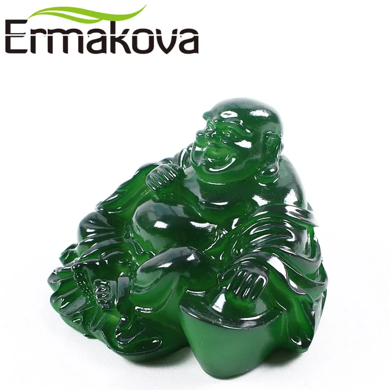 Полимерная Статуэтка ERMAKOVA меняющая цвет китайская статуэтка Будды фэн шуй чай на