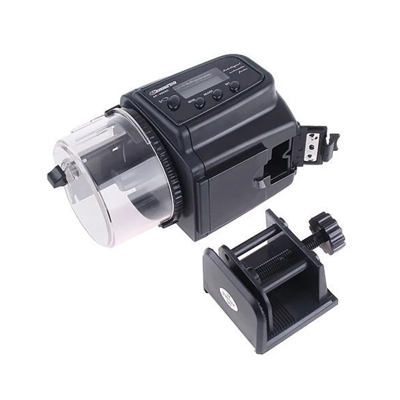 Cena Nicrew 65mL automatyczny podajnik karmy dla ryb do akwarium automatyczne podajniki z zegarem dozownik do karmienia zwierząt LCD wskazuje karmnik dla ryb