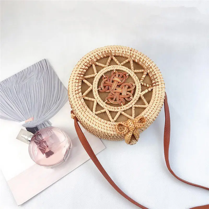 

Handwoven Retro Rattan Straw crossbody Bags for Women 2019 Messenger Bags handbag women's bag bolsa feminina sac a main 40MA25