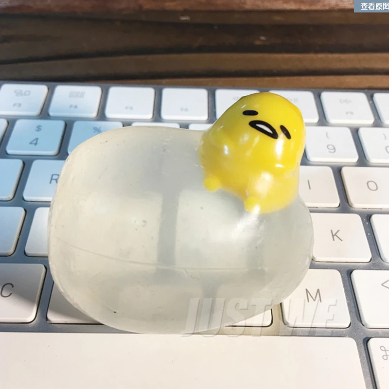 Gudetama ленивое яйцо мягкое антистрессовая игрушка шар аутизм антистресс чистая вода щепотку талисман сквиш вентиляционная игрушка