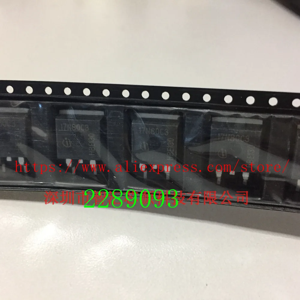 

Free Shipping SPB17N80C3 17N80C3 TO-263 MOSFET N-CH 800V 17A D2PAK