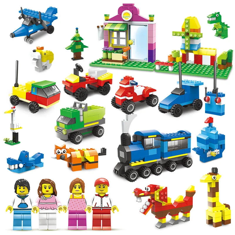 Legoing bausteine kinder intelligenz spielzeug DIY kreative kleine partikel spielzeug ziegel