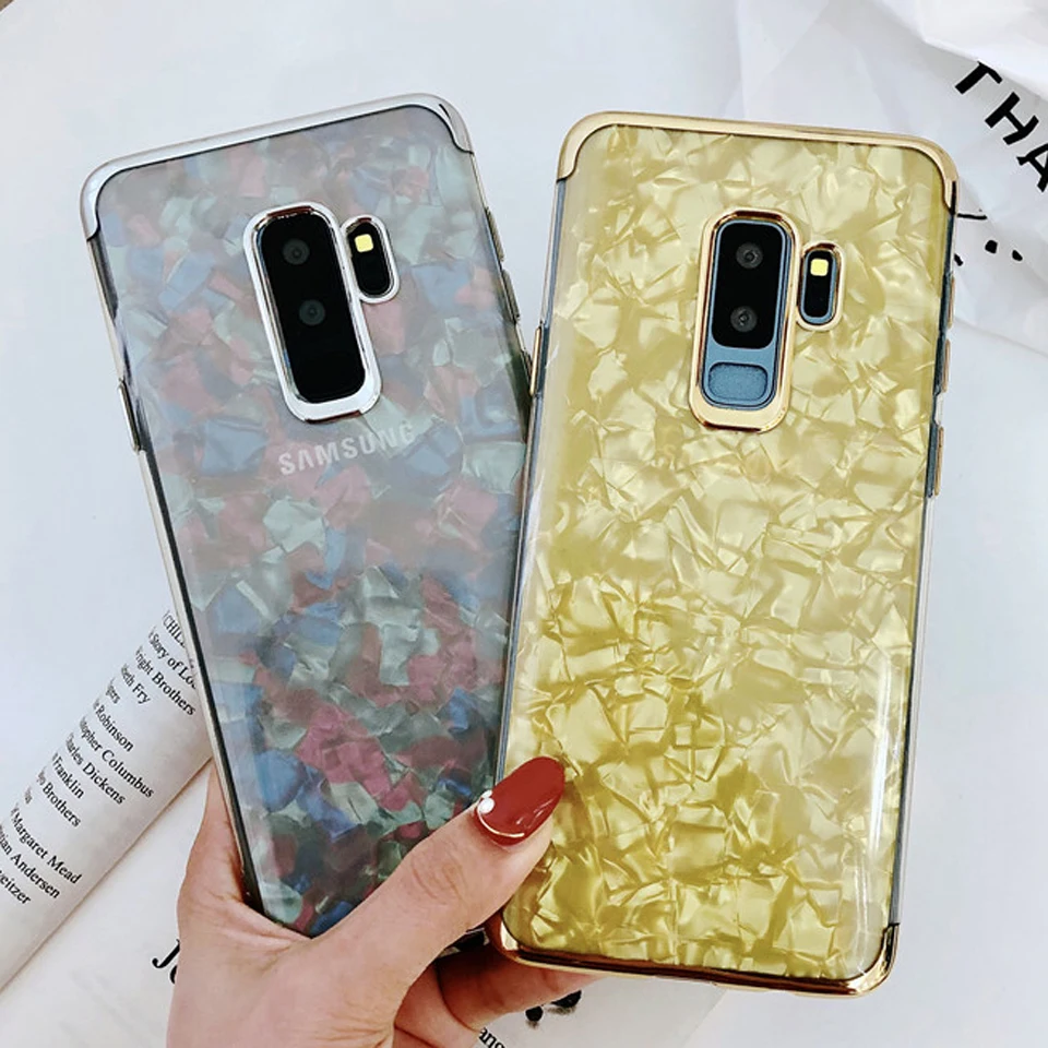

Marble Glitter Silicone TPU Case For Samsung Galaxy A6 A7 A8 Plus Cover Soft Cover For M10 M20 M30 A10 A30 A50 A70 S10 S10E S9