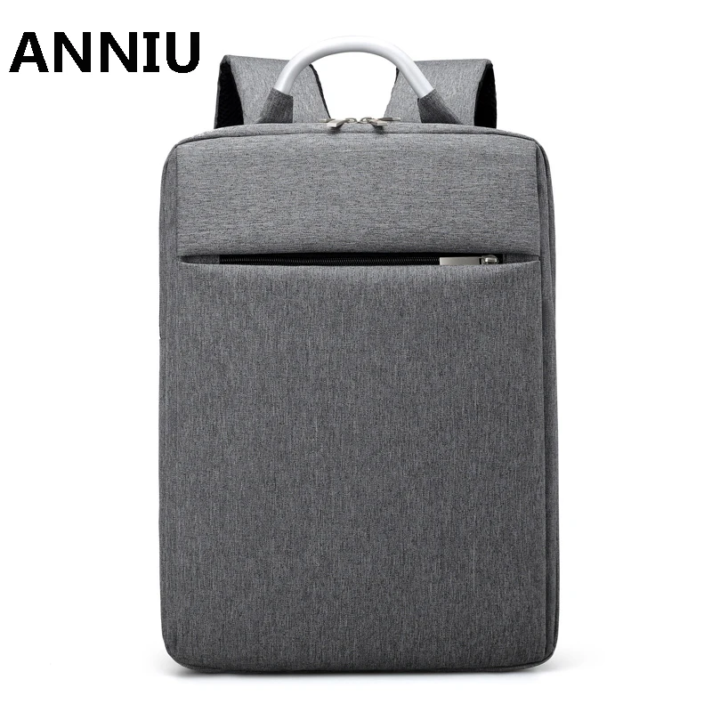 ANNIU 2017 New Arrival Men 패션 백팩 유명 브랜드 디자이너 14.5 인치 노트북 백팩 라이트 노트북 여행용 팩팩