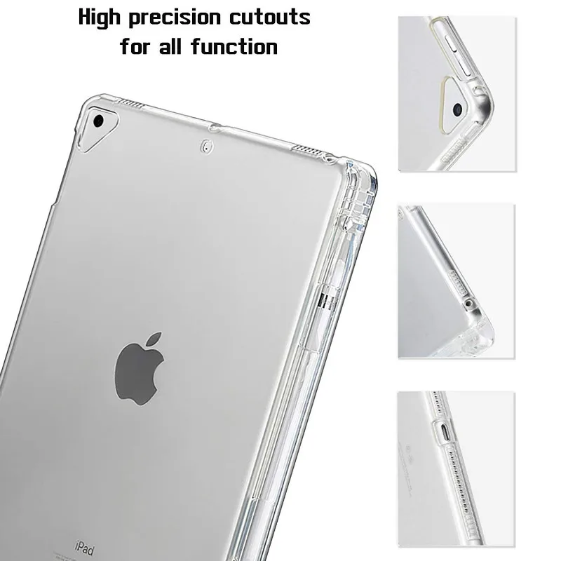 Пенал для iPad Pro 9 7 Air 1 2 роскошный мягкий силиконовый чехол накладка защитный Apple