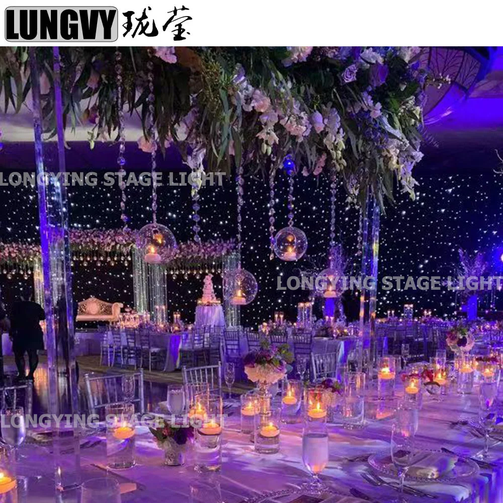 

Free Shipping 4x6m Led Star Curtain For Stage Background LED Wedding Backdrops LED Curtain Screen