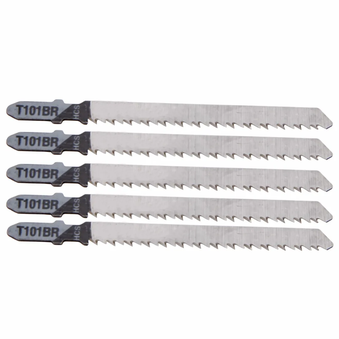 Buy 5pcs High Carbon Steel T101BR Saw Blade 100mm Length Jigsaw Blades Down Cut