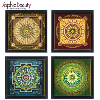 

Sophie Beauty Brand Hot Diamond Cross Stitch Embroidery Full Needlework Diy Mosaic Painting Kit Universe Meditation Mandala Set