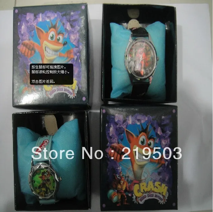Factory price new arrival Free Shipping 10 pcs/lot CRASH Watch Children with box birthday gift for children | Наручные часы