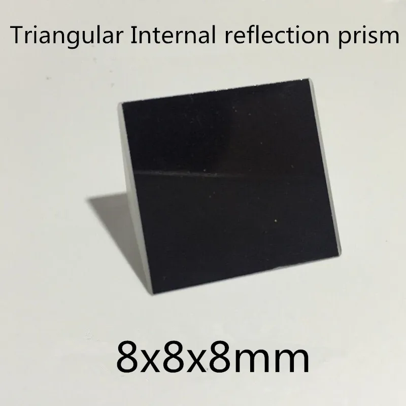 

2pcs 8x8x8mm 8*8*8mm Right Angle K9 Triangular Internal Reflecting Prism Lens