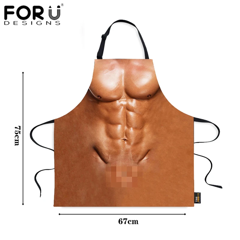 Foruigs сексуальный голый фартук для кухни забавные фартуки женщин и мужчин