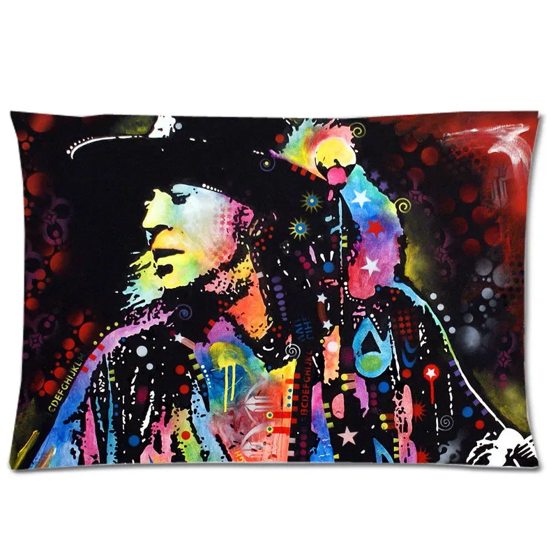 

Custom Stevie Ray Vaughan Decorative Pillow Case, 20"x30" Soft Polyester Pillow Cover Rectangle Pillow Slip (Twin Sides)