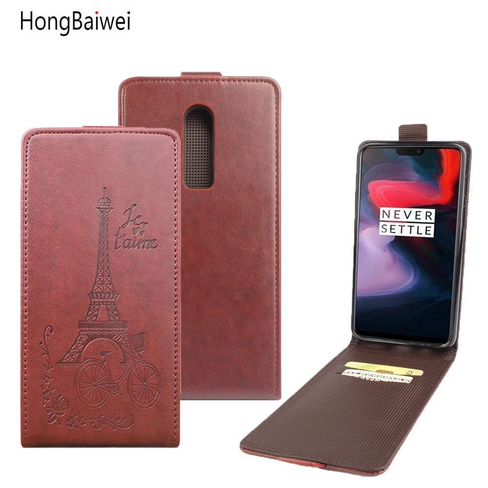 Oneplus 6 Case Flip PU Leather Case for OnePlus 5T 5 Luxury Wallet Cover Oneplus 6 Mobile Phone Bag Case Capa Oneplus 3 2 coque