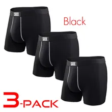 3-pack мужское вискозное мягкое нижнее белье VIBE Современный Fit боксер североамериканский Размер~ без коробки