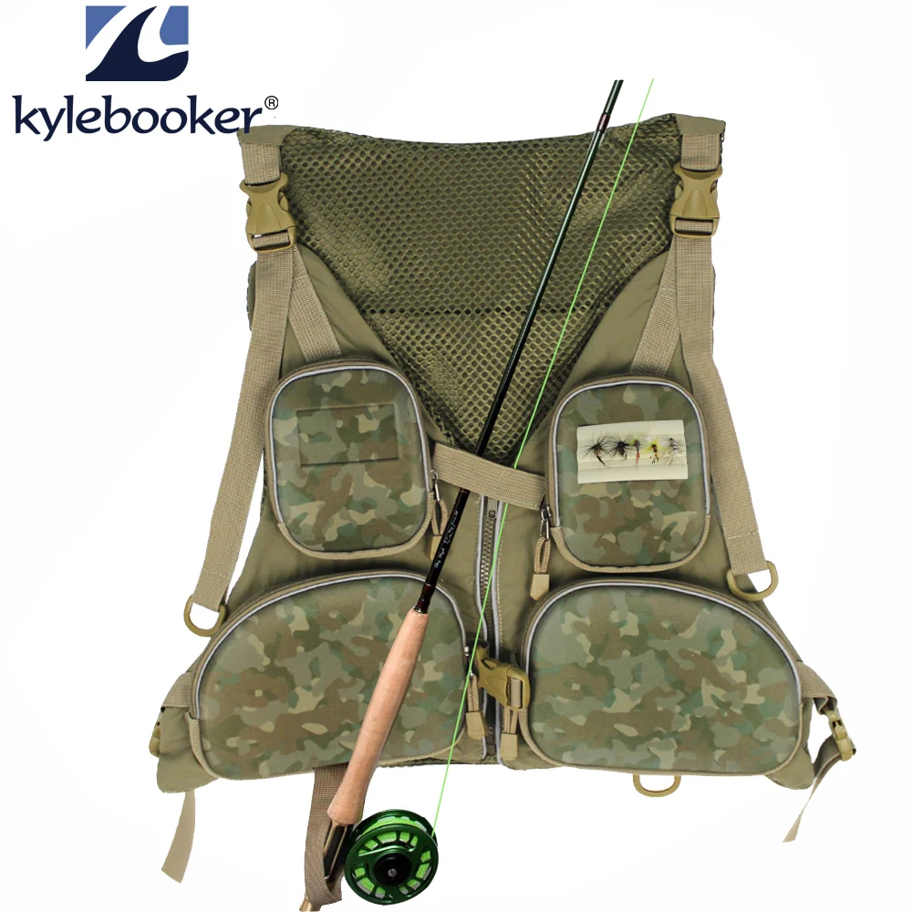 Buy KyleBooker New Multi pocketed Fishing Vest Fishing