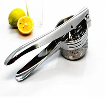 

Big Size Stainless Steel Adjustable Potato Masher Creative Kicthen Accessories High Quality Lemon Squeezer Free Shipping