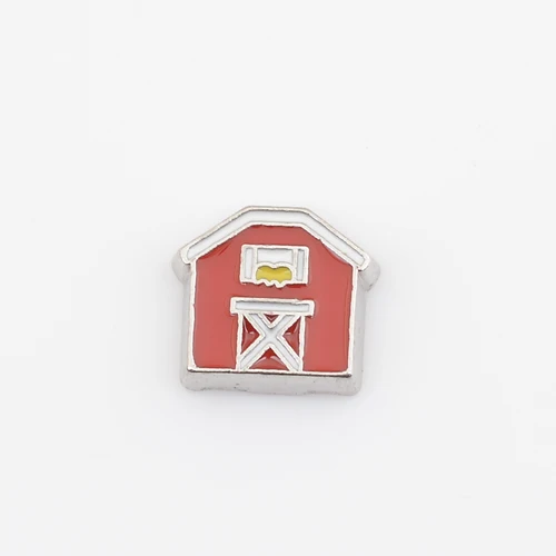 

The barn, Floating charm fit floating charm lockets, FC0169,10PCS/LOT