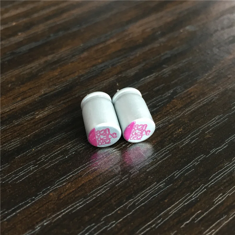 

10pcs 820uF 6.3V TEAPO CG serires 6.3x9mm Ultra Low ESR 6.3V820uF For MB/VGA Solid Capacitor