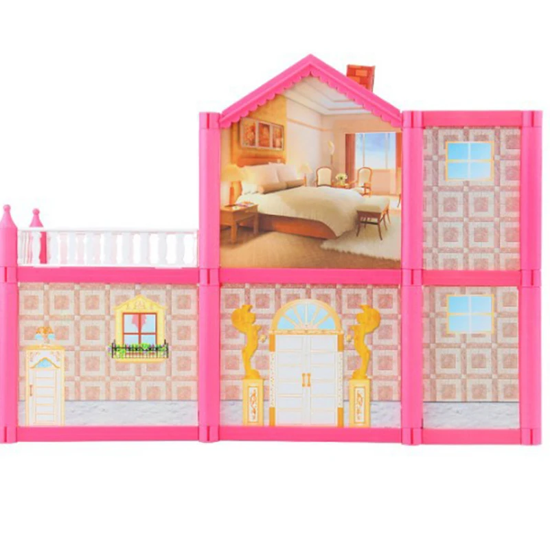 DIY кукольный домик аксессуары дом для кукол игрушка с миниатюрной мебели гараж Кукольный дом игрушки для девочек детские подарки