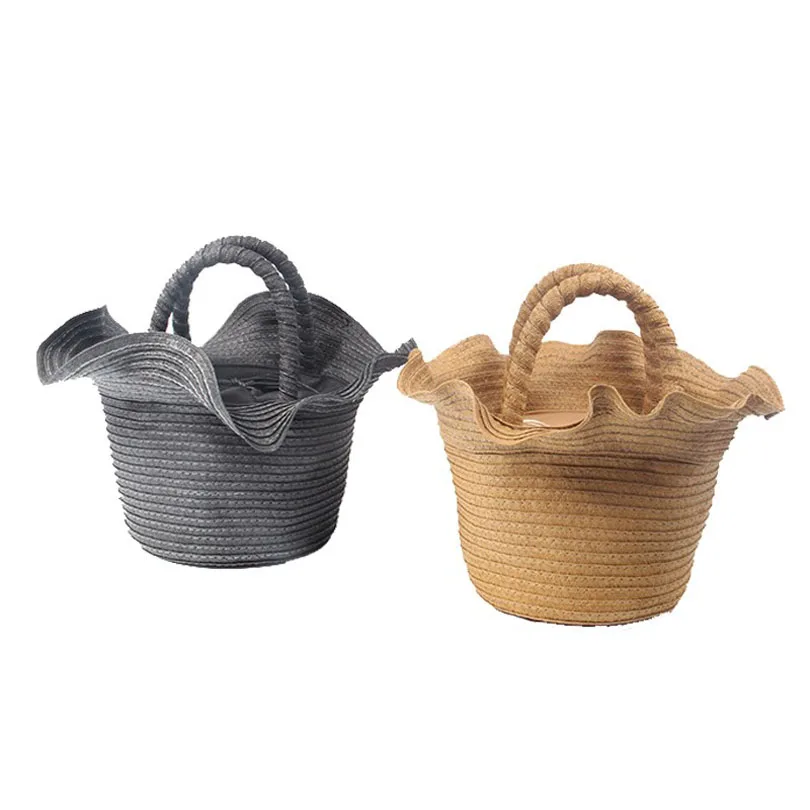 drawstring basket