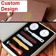 Индивидуальный дизайн восковые штампы День Святого Валентина подарок на день рождения древний воск печать роскошный костюм ретро свадебные приглашения