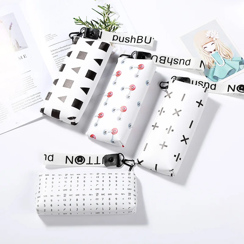 

Creative fashion geometric pencil bag School Supplies Stationery Gift Cute Pencil Box Pencilcase Pencil Cases