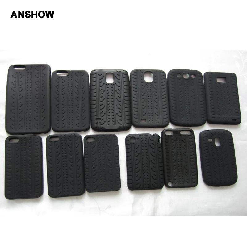 ANSHOW Vroom Tire tyre Soft Silicone Case For Iphone X 8 7 PLUS 6 6S