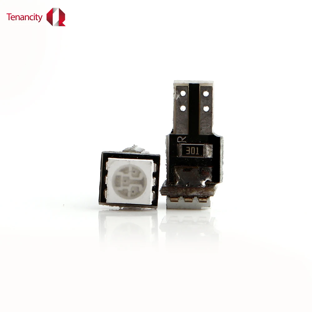 10 100 шт. T5 5050 1 SMD СВЕТОДИОДНЫЙ PCB 12 В Автомобильный светодиодный интерьерный