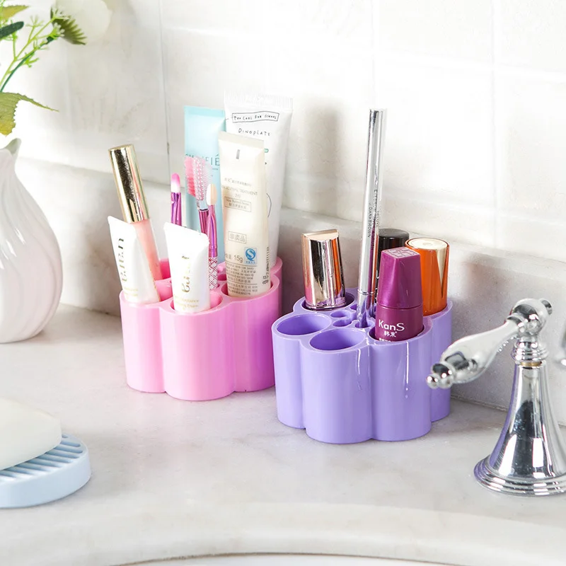 QuickDone-Desktop-Storage-Cosmetics-Collection-Box-Plum-Flower-Shape-Plastics-Organizer-Makeup-Cosmetic-Storage-Tool-HG0527 (3)