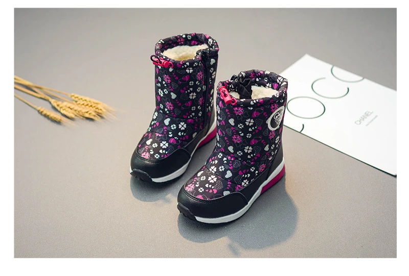 Из Москвы) Mmnun ботинки для девочек зимняя обувь для девочек сапоги для девочки детская зимняя обувь детские сапоги для девочек обувь для девочек сапоги зима ботинки детские Размер 26-31 ML9629