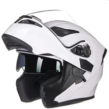 Двойной объектив модульный мотоциклетный шлем классический откидной мотоциклетный шлем аэродинамический дизайн красивый и безопасный
